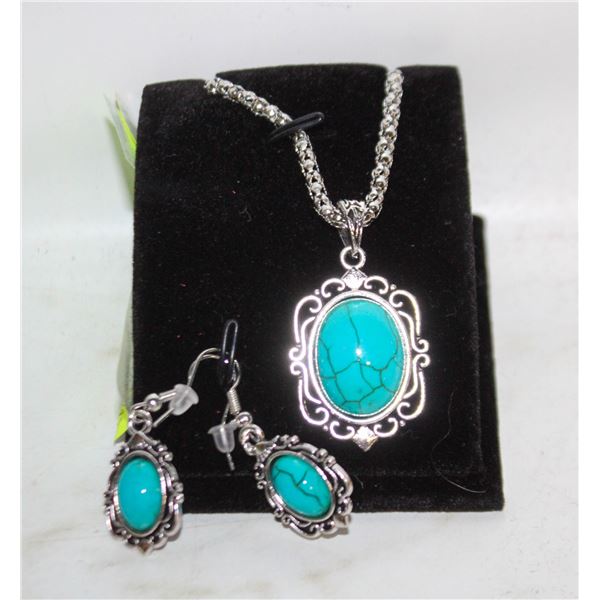 NEW JEWELRY DISPLAY W/NECKLACE AND EARRING