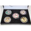 Image 3 : 30)  LOT OF 6  FREE MASON'S ENCAPSULATED