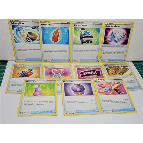 15)  LOT OF 11 POKEMON TRAINER CARDS.
