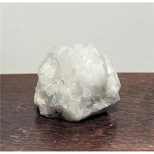 3)  NATURAL 35.2 GRAMS WHITE QUARTZ