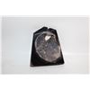Image 3 : 1) NATURAL BLACK ONYX GEODE, 48.09 GRAMS.