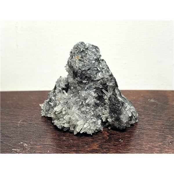 5) NATURAL 31.7 GRAMS  GALENA WITH QUARTZ