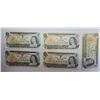 Image 1 : 22)  LOT OF 5 CANADIAN 1973 ONE DOLLAR