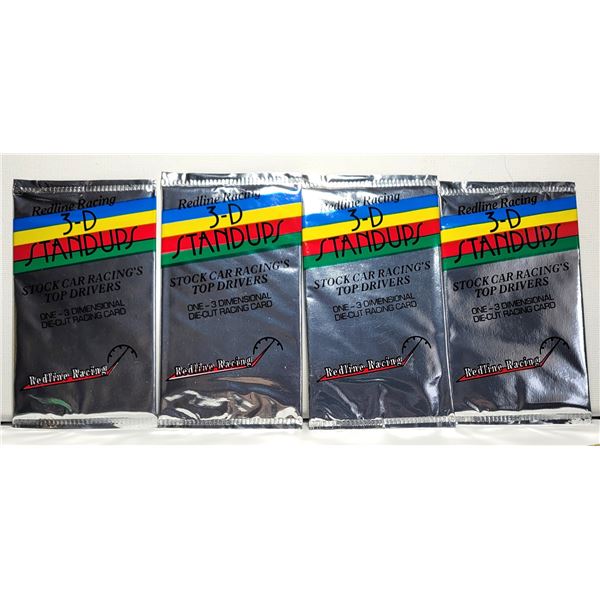 14)  LOT OF 4 SEALED REDLINE STOCK CAR