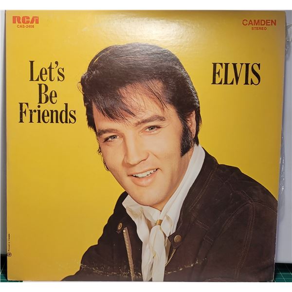 25) ELVIS "LET'S BE FRIENDS" LP, RCA # CAS-2408.