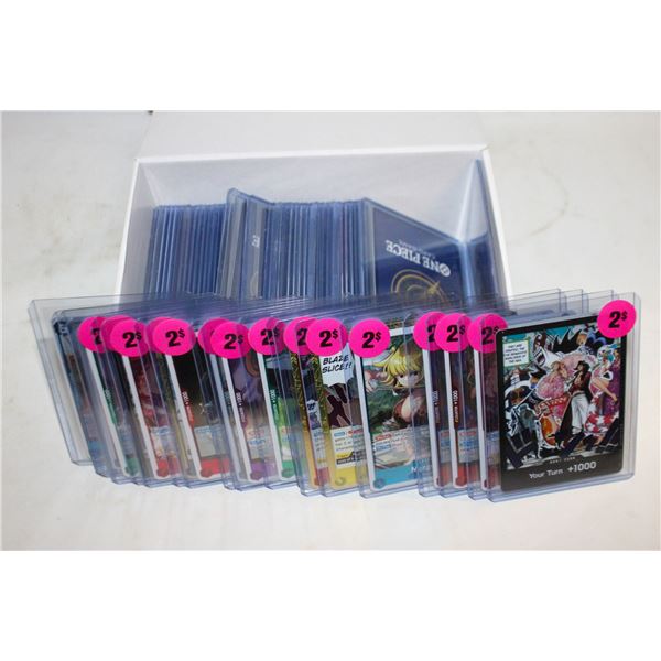 LOT OF 60 ONE PIECE CARD GAME CARDS