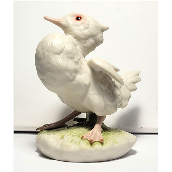 18)  CYBUS BISQUE FIRED DUCKLING FIGURINE