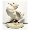 Image 1 : 18)  CYBUS BISQUE FIRED DUCKLING FIGURINE