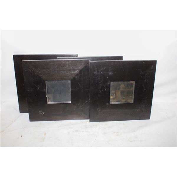 3 – FOUR DECORATIVE FRAMED MIRRORS