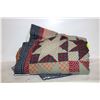 Image 1 : FULL SIZE PATCHWORK QUILT COUNTING STAR