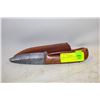 Image 1 : DAMASCUS KNIFE OLIVE WOOD HANDLE