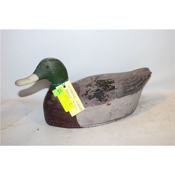 WORKING MALLARD DRAKE 1920'S