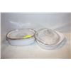 Image 1 : 22 – TWO PYREX-STYLE CASSEROLE DISHES