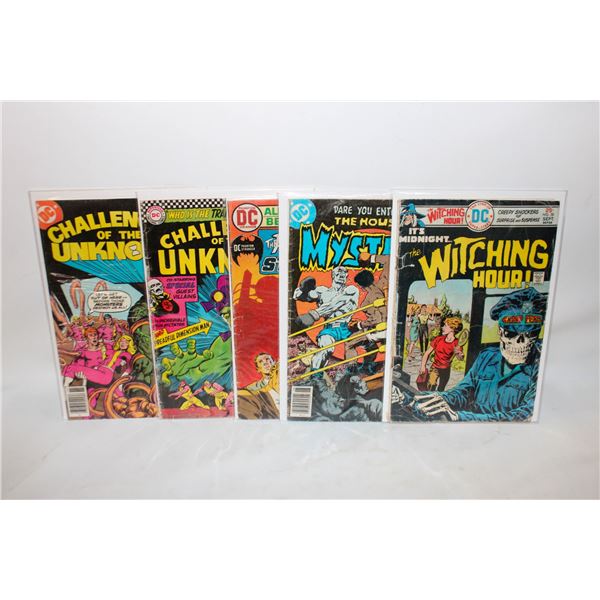 VINTAGE DC HORROR COMIC LOT, WITCHING HOUR,