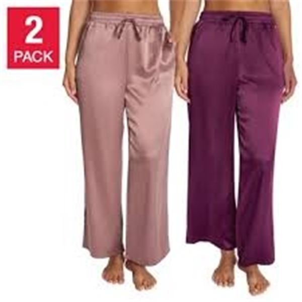 NEW BCBG SATIN PANTS 2PK SMALL