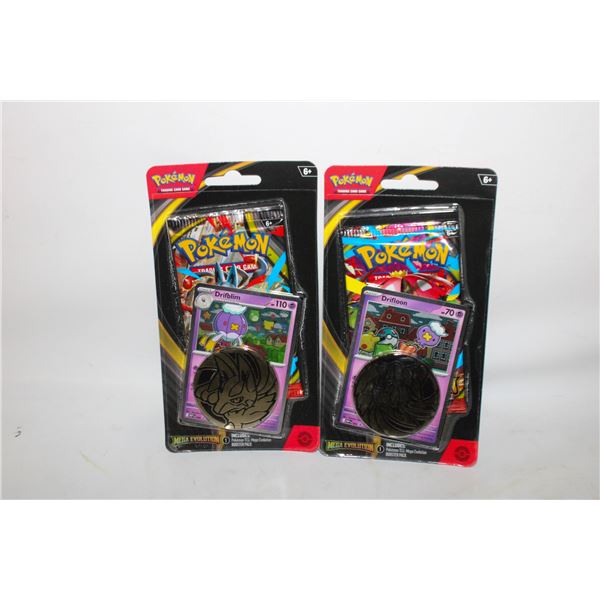 2 X SEALED POKEMON MEGA EVOLUTIONS BLISTER