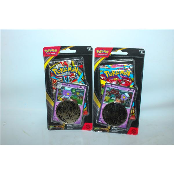 2 X SEALED POKEMON MEGA EVOLUTIONS BLISTER