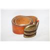 Image 1 : VINTAGE 1975 MCDONALDS BELT W/HAMBURGER BUCKLE