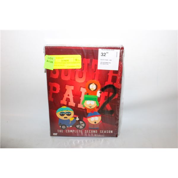 DVD- SOUTH PARK THE COMPLETE SECOND SEASON