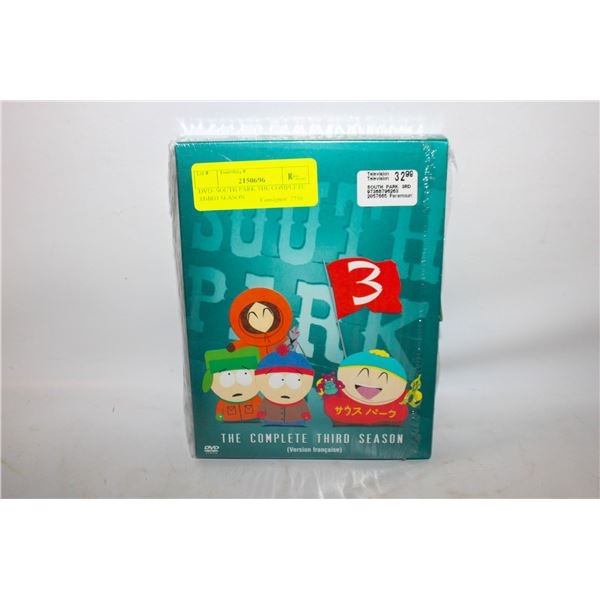 DVD- SOUTH PARK THE COMPLETE THIRD SEASON