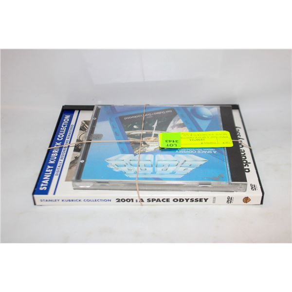 DVD- 2001 A SPACE ODYSSEY & MOVIE SOUNDTRACK CD