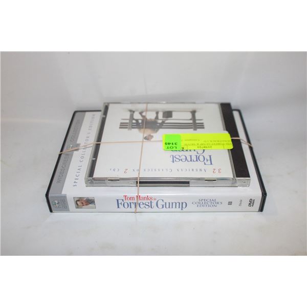 DVD- FOREST GUMP & MOVIE SOUNDTRACK CD