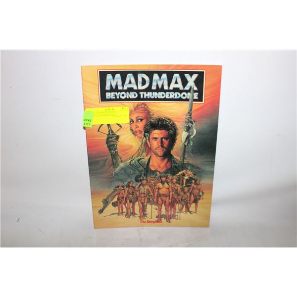 1985 MADMAX BEYOND THUNDERDOME BOOK