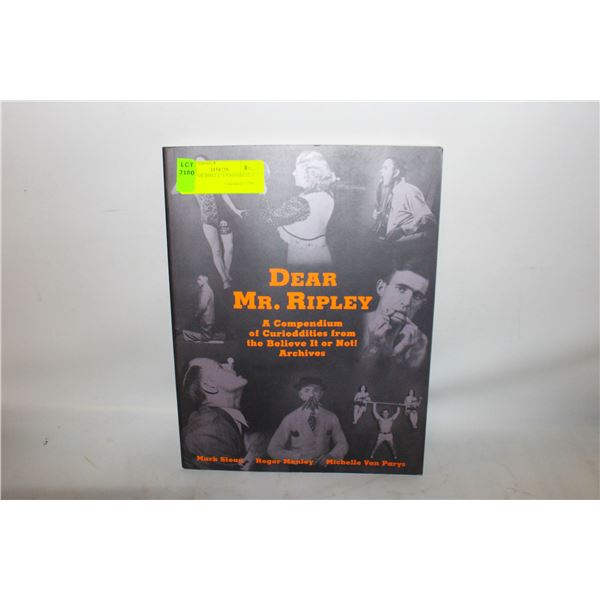 "DEAR MR RIPLEY" CURIODDITIES BOOK