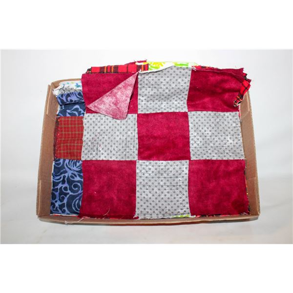 12 QUILT BLOCKS 13"X13" FOR QUILTING