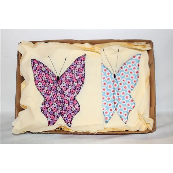 28 QUILT BLOCKS 10"X13" FOR QUILTING BUTTERFLIES