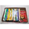 Image 1 : 14 KIDS DVDS DOG & HORSE MOVIES+4 DOG BOOKS