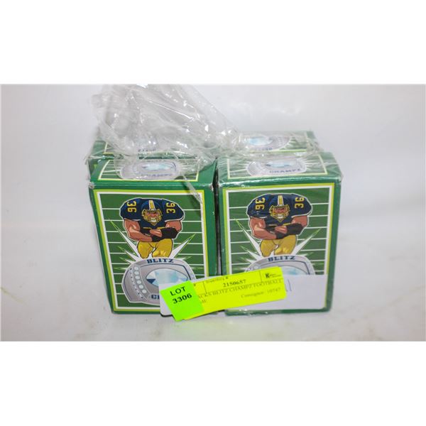4 PACKS BLITZ CHAMPZ FOOTBALL GAME