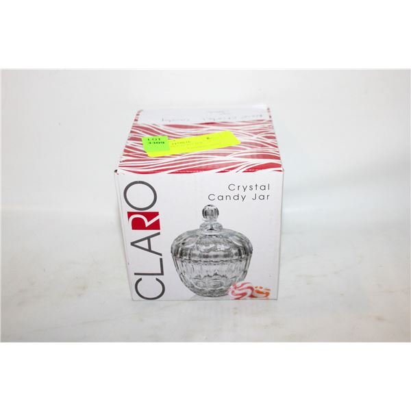 NEW CRYSTAL CANDY JAR