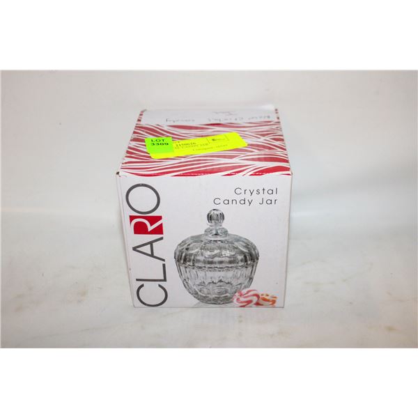 NEW CYRSTAL CANDY JAR