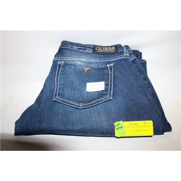 WOMENS 28X32 GUESS BLUE JEANS