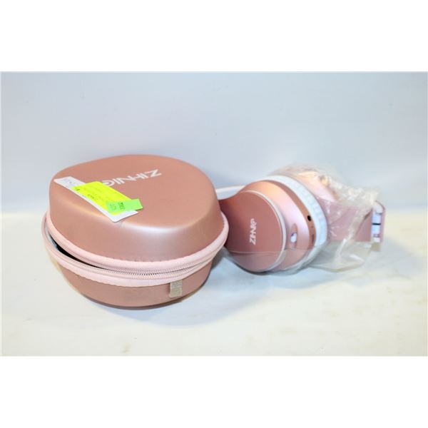 NEW PINK ZIHNIC WIRELESS HEADPHONES