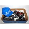 Image 1 : FLAT,VARIOUS HIPBAGS+DODGERS HAT, PITVIPER,