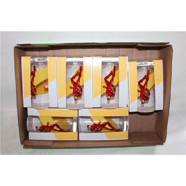 MARVEL IRON MAN X6 DRINKING GLASS CUP
