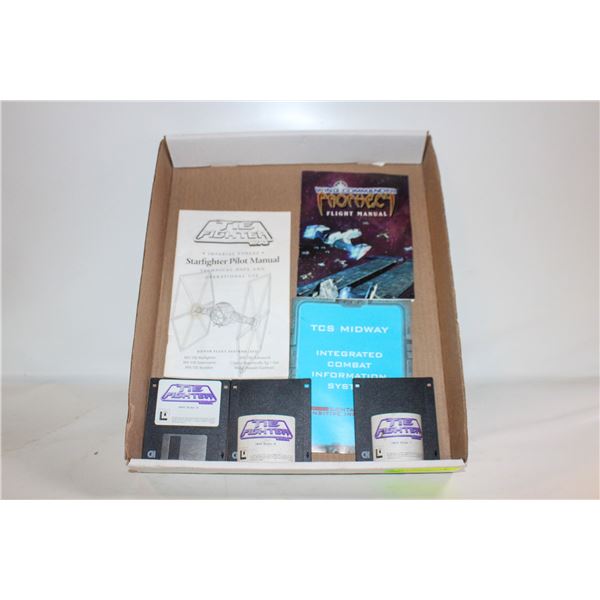 STAR WARS TIE FIGHTER GAME VINTAGE COMPUTER