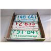 Image 1 : SASKATCHEWAN '74 '75 '76 LICENSE PLATES