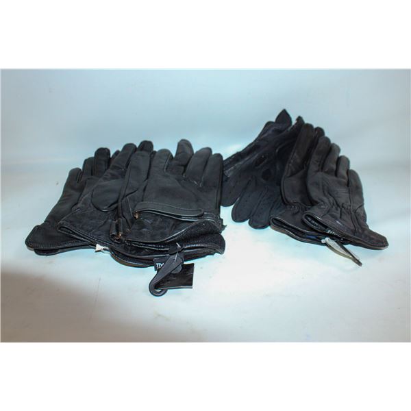 4 NEW GENUINE LEATHER GLOVES