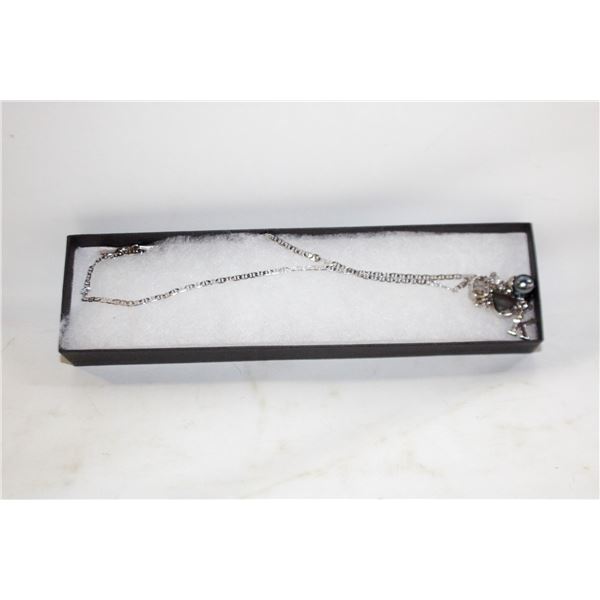 VINTAGE 22 INCH SILVER TONE DYRBERG KERN