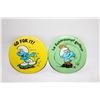 Image 1 : SMURFS 1980 PIN BACK BUTTONS