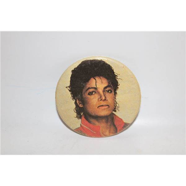 MICHAEL JACKSON PIN BACK BUTTON
