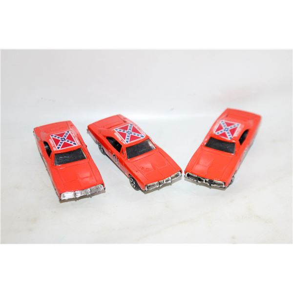 DUKES OF HAZZARD GENERAL LEE X3 1981