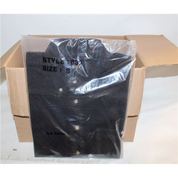 NEW MEN'S SHIRTS CASE OF 9 BLACK SIZE S