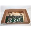 Image 1 : SASKATCHEWAN '56 & '57 LICENSE PLATES