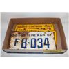 Image 1 : SASKATCHEWAN '67 & '61 LICENSE PLATES