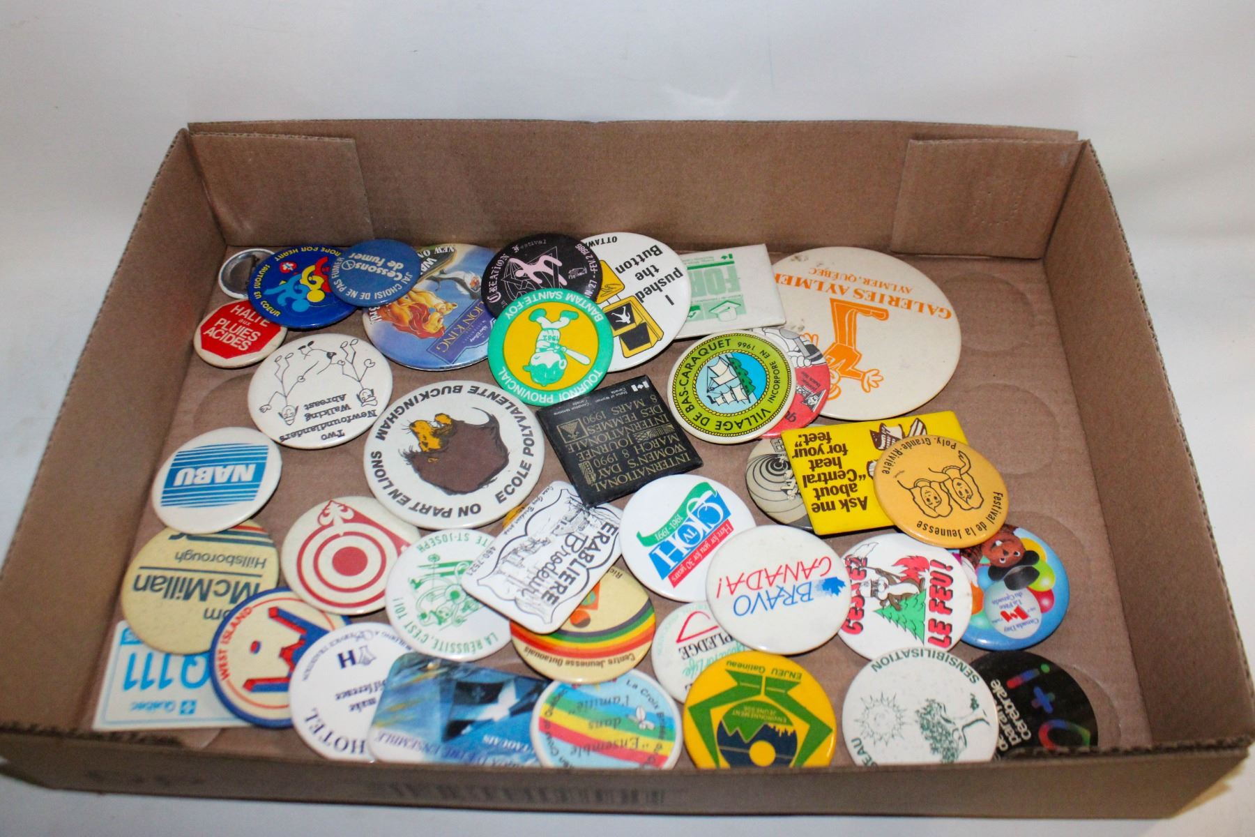 Old Button Pin Back VINTAGE PIN BACK BUTTONS