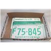 Image 1 : SASKATCHEWAN '68 '69 '70 LICENSE PLATES